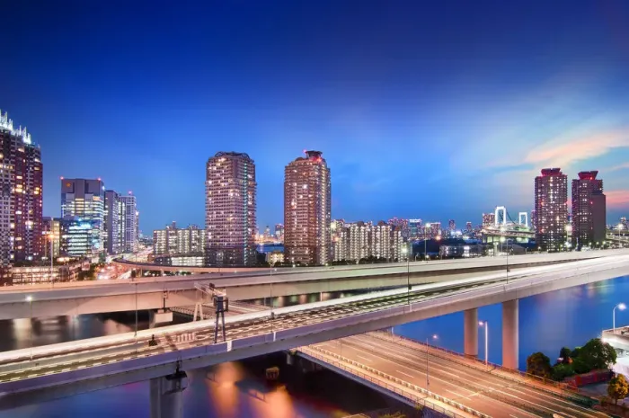 Framed Print : Ariake Highways