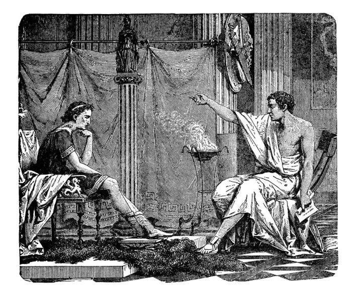 Framed Print : ARISTOTLE (384-322 B. C)