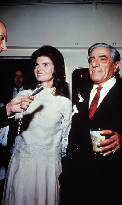 Framed Print : Aristotle and Jacqueline Onassis at Their Reception Framed Print : Aristotle and Jacqueline Onassis at Their Reception
