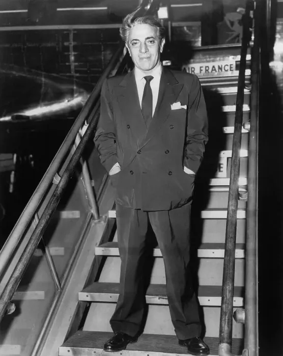 Framed Print : Aristotle Onassis Boarding Plane at Idlewild Framed Print : Aristotle Onassis Boarding Plane at Idlewild
