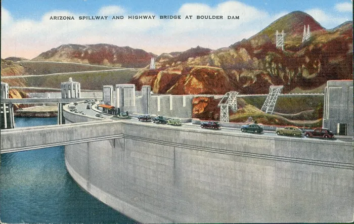 Framed Print : Arizona Spillway & Highway Framed Print : Arizona Spillway & Highway