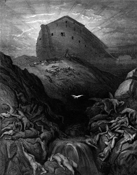 Framed Print : The Ark rests on dry land Framed Print : The Ark rests on dry land