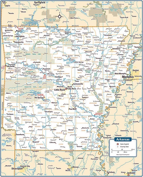 Arkansas State Map