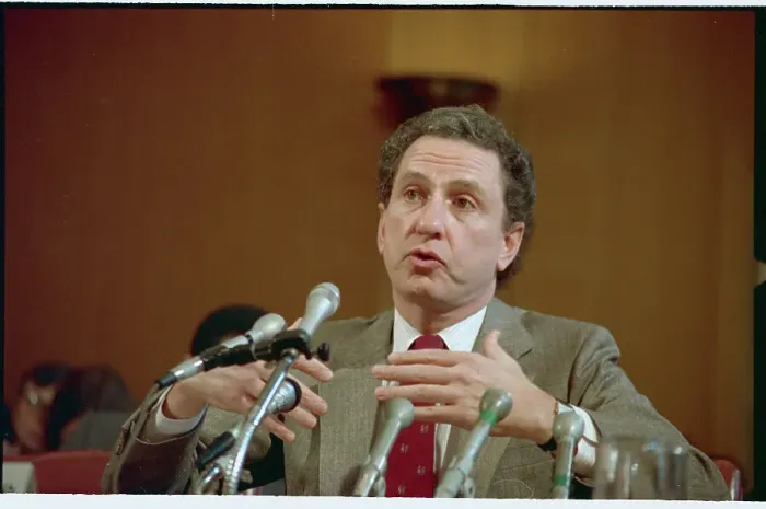 Framed Print : Arlen Spector Testifying Framed Print : Arlen Spector Testifying