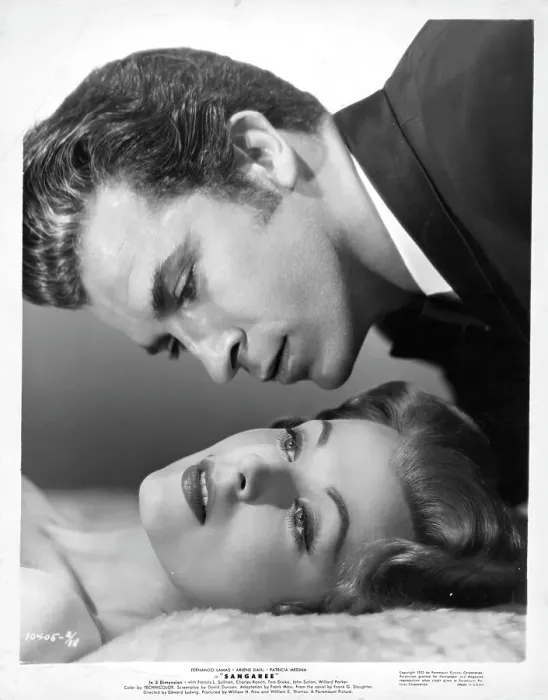 Framed Print : Arlene Dahl And Fernando Lamas In Sangaree Framed Print : Arlene Dahl And Fernando Lamas In Sangaree