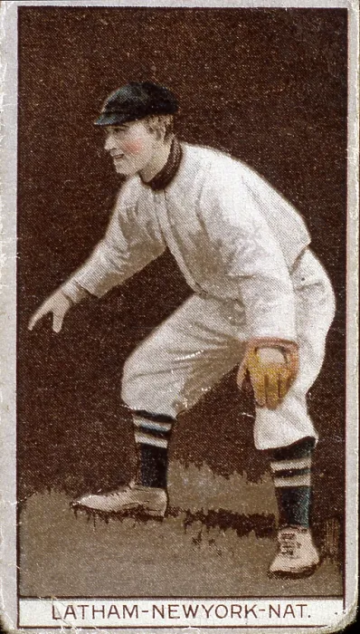 Framed Print : Arlie Latham Tobacco Card Framed Print : Arlie Latham Tobacco Card