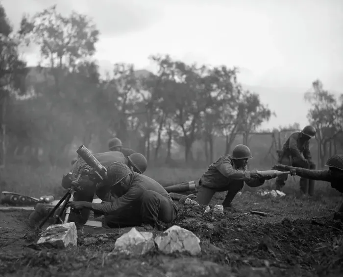 Framed Print : Armed African Am Soldiers At War Framed Print : Armed African Am Soldiers At War