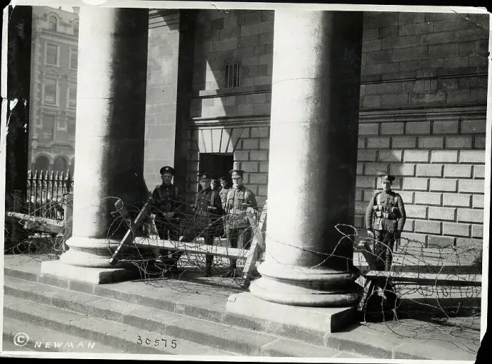 Framed Print : Armed Guards At Bank Of Ireland Framed Print : Armed Guards At Bank Of Ireland