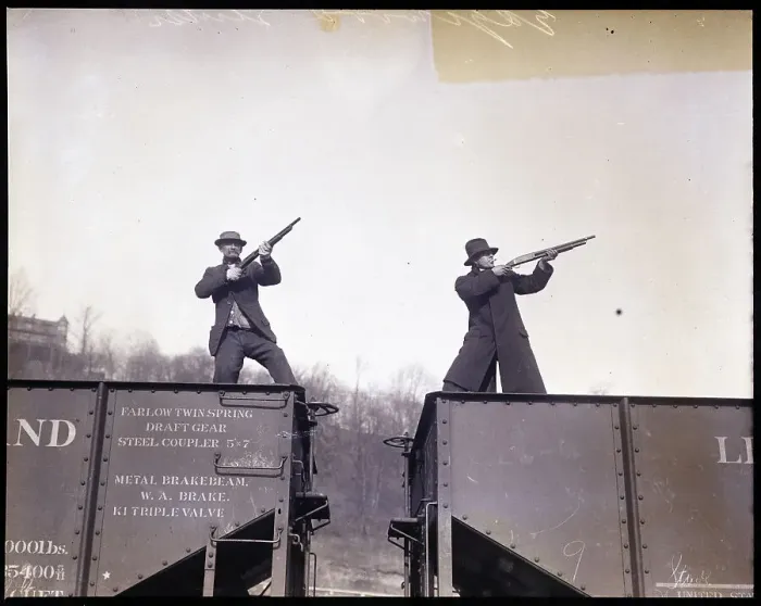 Framed Print : Armed Men at Edgewood Mine Strike Framed Print : Armed Men at Edgewood Mine Strike