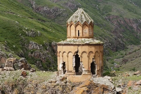 Armenian Khtzkonk Monastery or Beskilise Manastiri, Digor, Kars Province, Eastern Anatolia Region, Anatolia, Turkey