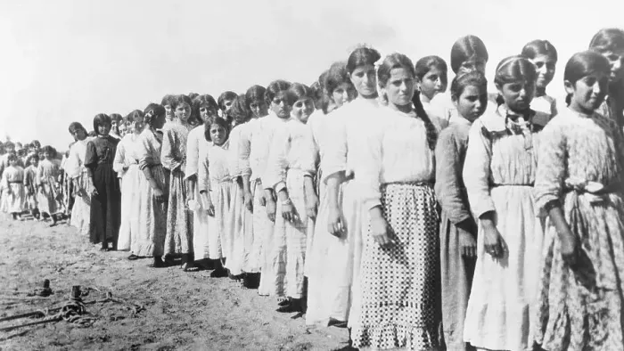 Framed Print : Armenian Refugee Women