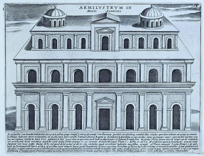 Framed Print : The Armilustrium on the Aventine Hill, historical Rome, Italy, digital reproduction of an original 17th century painting, original date not known Framed Print : The Armilustrium on the Aventine Hill, historical Rome, Italy, digital reproduction of an original 17th century painting, original date not known
