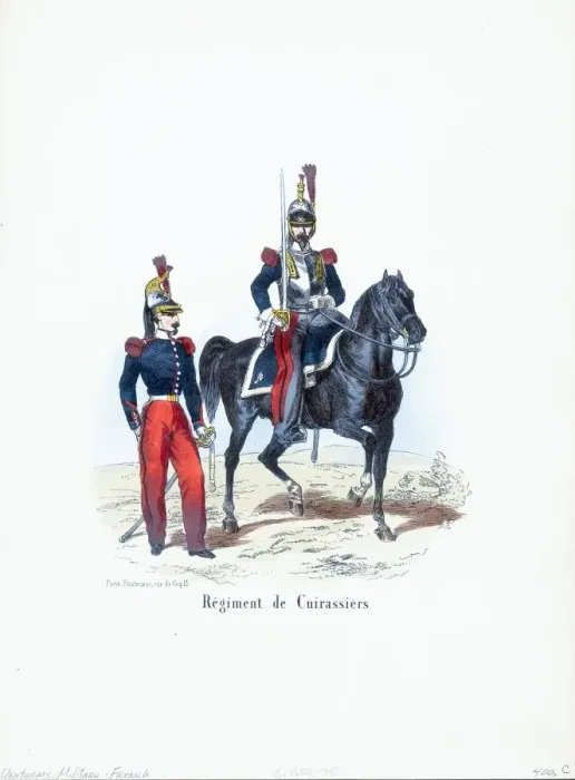 Framed Print : Armored Cavalry Of The French Military