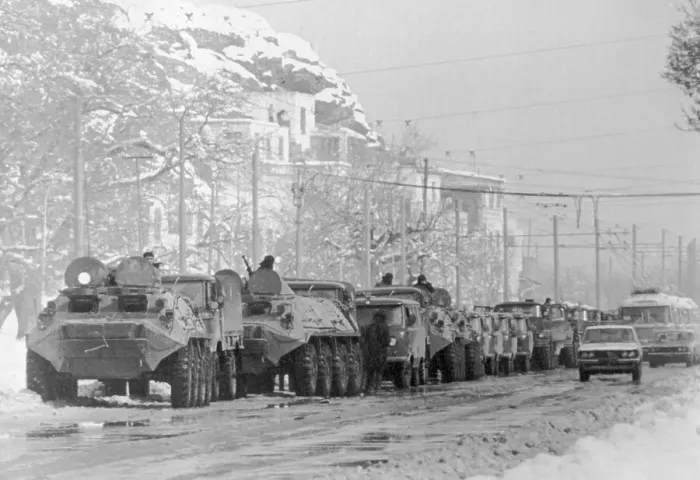 Framed Print : Armored Soviet Vehicles Arriving in Kabul Framed Print : Armored Soviet Vehicles Arriving in Kabul
