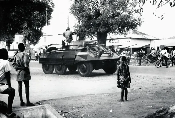 Framed Print : Armored Vehicle in Dahomey Framed Print : Armored Vehicle in Dahomey