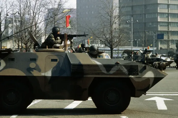 Framed Print : Armoured Vehicle In Seoul Framed Print : Armoured Vehicle In Seoul