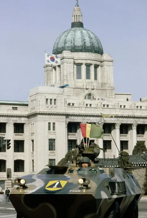Framed Print : Armoured Vehicle In Seoul Framed Print : Armoured Vehicle In Seoul