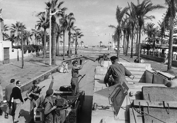 Framed Print : Army In Canal Zone Framed Print : Army In Canal Zone