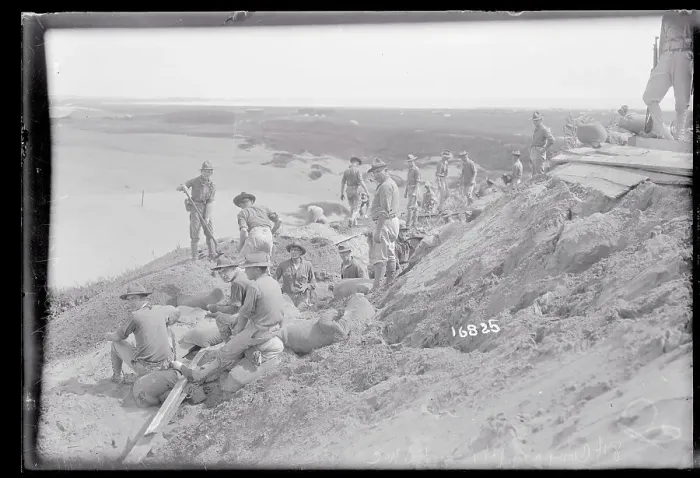 Framed Print : Army Extending Trench Lines Framed Print : Army Extending Trench Lines