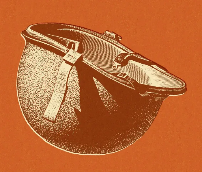 Framed Print : Army Helmet on Orange Background Framed Print : Army Helmet on Orange Background