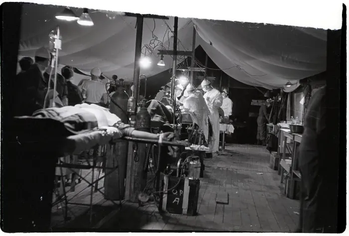 Framed Print : Army Mobile Surgical Hospital