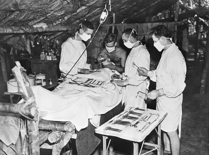 Framed Print : Army Operating Room In New Gunea Framed Print : Army Operating Room In New Gunea