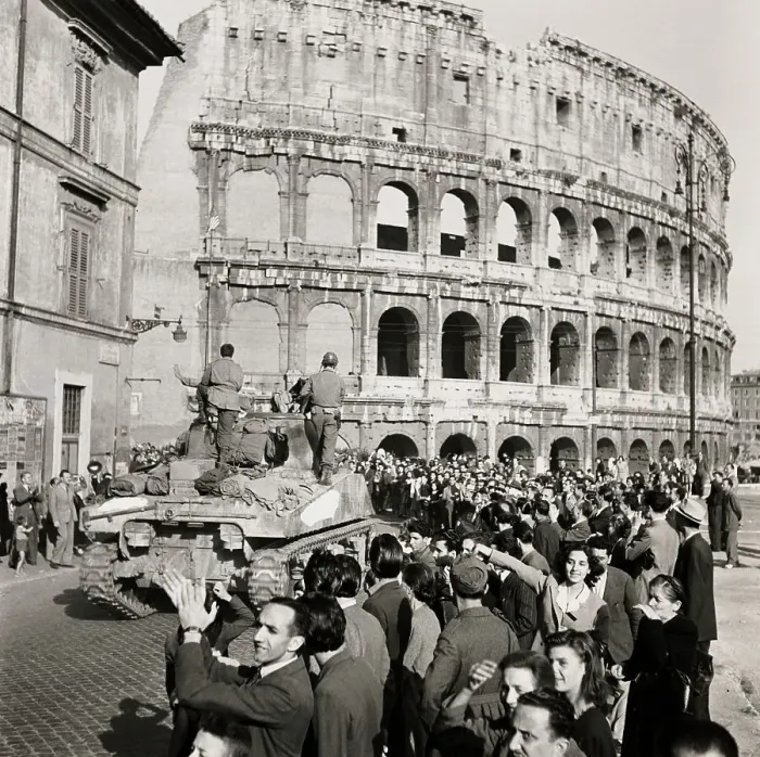 Framed Print : US Army Tank In Rome Framed Print : US Army Tank In Rome