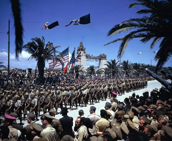 Framed Print : Army Troops Marching in a Parade Framed Print : Army Troops Marching in a Parade