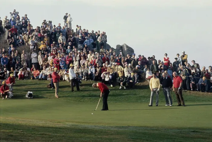 Framed Print : Arnold Palmer Competing Framed Print : Arnold Palmer Competing