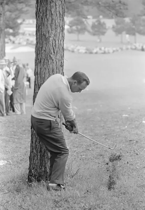 Framed Print : Arnold Palmer in Golfing Position Framed Print : Arnold Palmer in Golfing Position