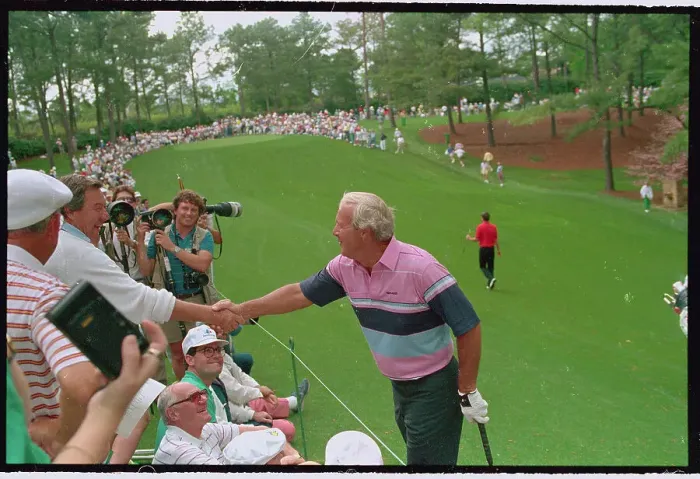 Framed Print : Arnold Palmer Greeting Fans Framed Print : Arnold Palmer Greeting Fans