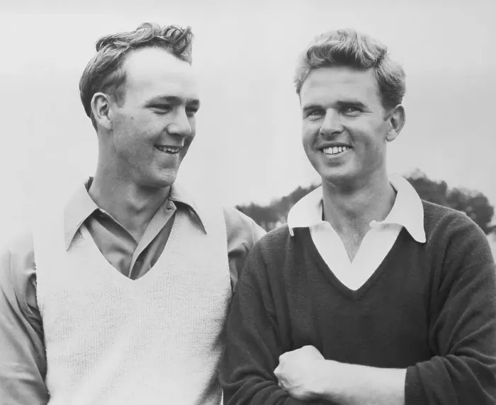 Framed Print : Arnold Palmer and Harvie Ward Jr Framed Print : Arnold Palmer and Harvie Ward Jr