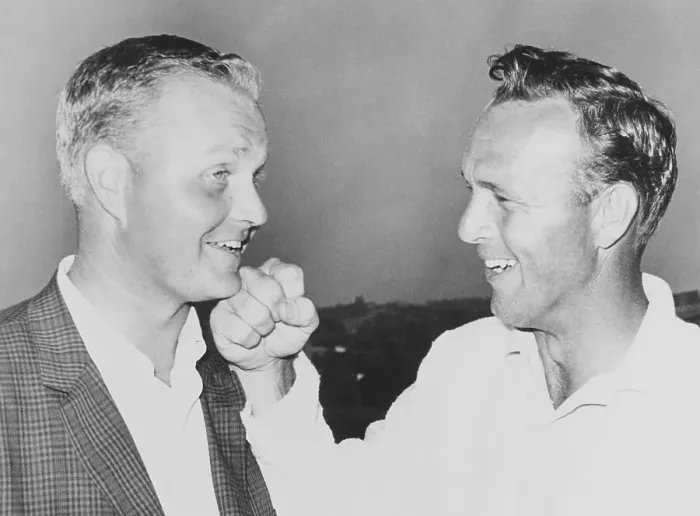 Framed Print : Arnold Palmer Jokingly Punching Jack Nicklaus Framed Print : Arnold Palmer Jokingly Punching Jack Nicklaus