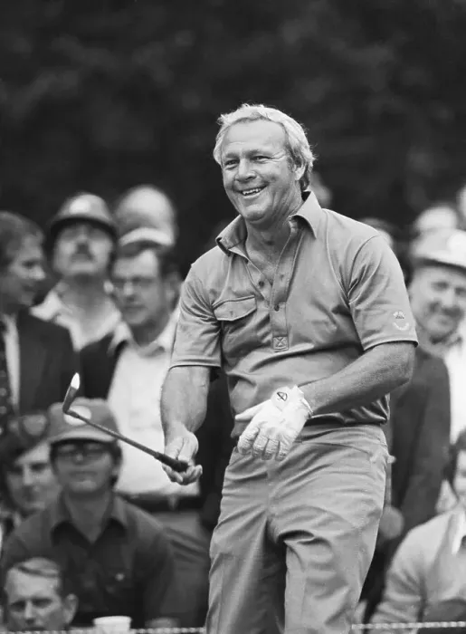 Framed Print : Arnold Palmer Laughing During Masters Tournament Framed Print : Arnold Palmer Laughing During Masters Tournament