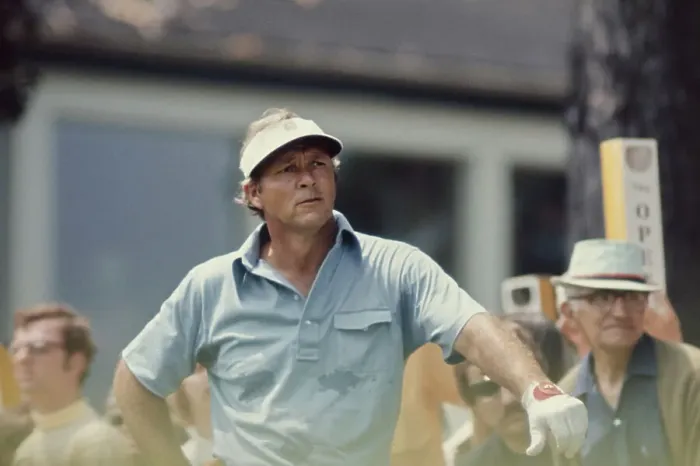 Framed Print : Arnold Palmer at the PA Open