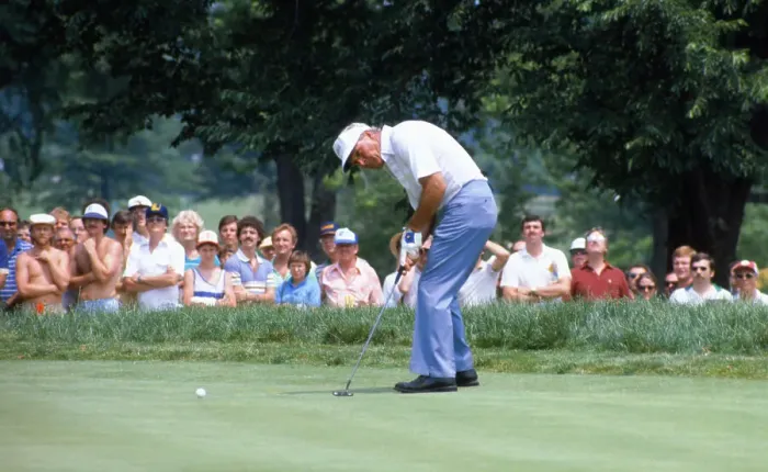 Framed Print : Arnold Palmer Putting Framed Print : Arnold Palmer Putting