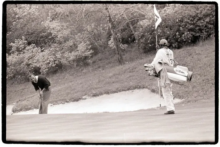 Framed Print : Arnold Palmer Putting at Masters Framed Print : Arnold Palmer Putting at Masters