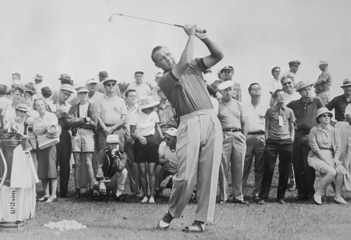 Framed Print : Arnold Palmer Slamming the Ball Framed Print : Arnold Palmer Slamming the Ball
