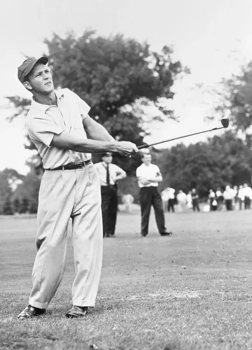 Framed Print : Arnold Palmer Swinging Club Framed Print : Arnold Palmer Swinging Club