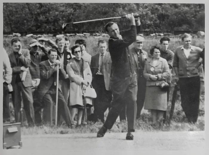 Framed Print : Arnold Palmer Teeing Off Framed Print : Arnold Palmer Teeing Off
