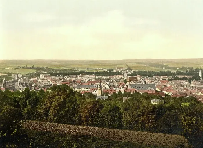 Framed Print : Arnstadt in Thuringia, Germany, Historic, digitally restored reproduction of a photochromic print from the 1890s Framed Print : Arnstadt in Thuringia, Germany, Historic, digitally restored reproduction of a photochromic print from the 1890s