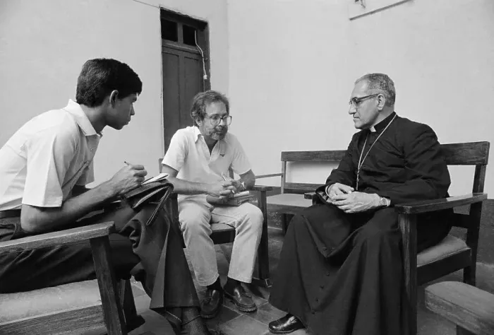 Framed Print : Arnulfo Romero Sitting at An Altar Framed Print : Arnulfo Romero Sitting at An Altar