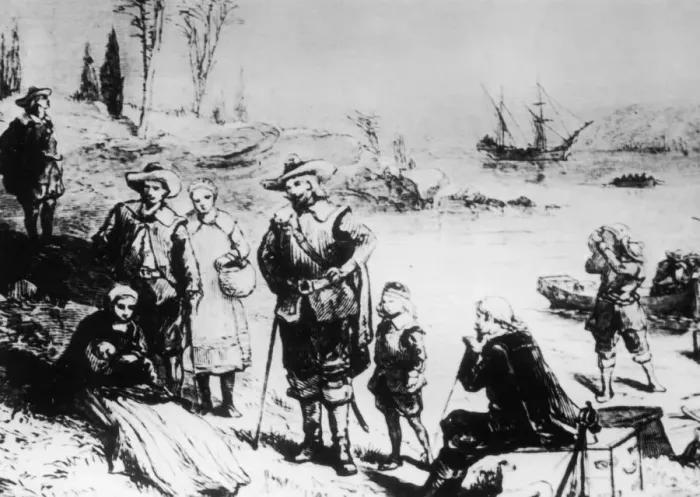 Framed Print : Arrival At Fort Orange