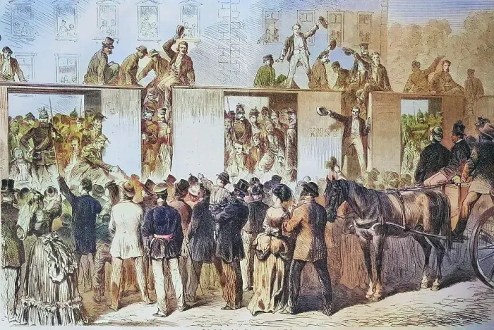 Framed Print : Arrival of French prisoners of war in Berlin, illustrated war chronicle 1870-1871, Franco-German campaign, Germany, France Framed Print : Arrival of French prisoners of war in Berlin, illustrated war chronicle 1870-1871, Franco-German campaign, Germany, France
