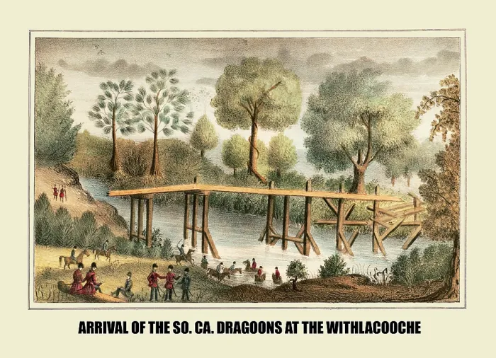 Framed Print : Arrival of the South Carolina Dragoons Framed Print : Arrival of the South Carolina Dragoons