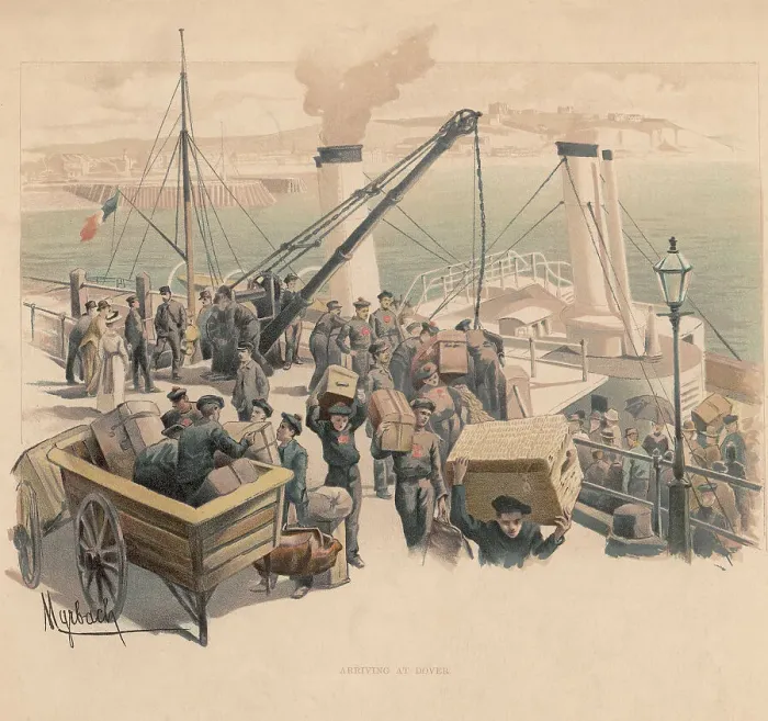 Framed Print : Arriving At Dover Framed Print : Arriving At Dover