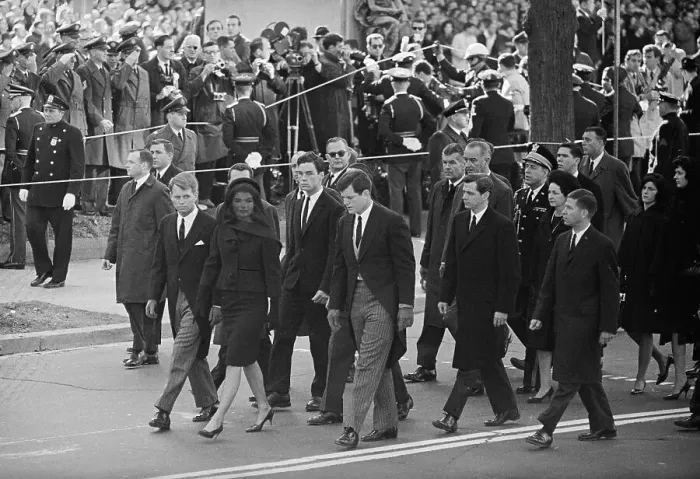 Framed Print : Arriving For John F. Kennedy's Funeral Framed Print : Arriving For John F. Kennedy's Funeral