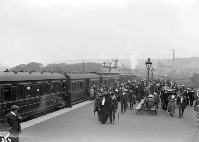 Framed Print : Arriving At Station