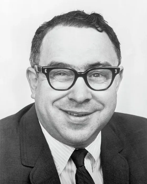 Framed Print : Art Buchwald Head Shot Smiling