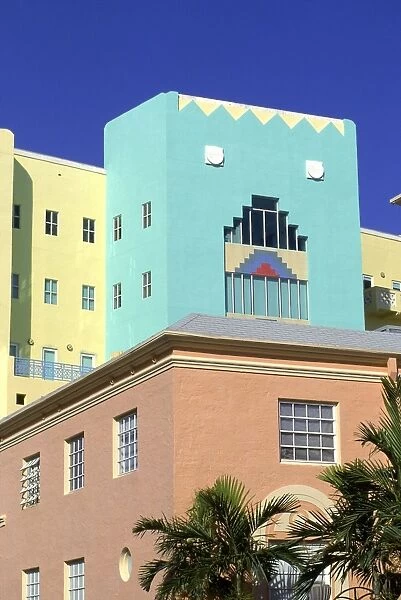 Art deco architecture, South Miami Beach, FL